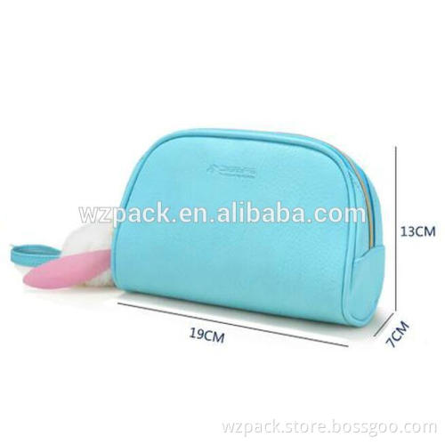 New Style Popular korean style PU mini makeup bag with zipper